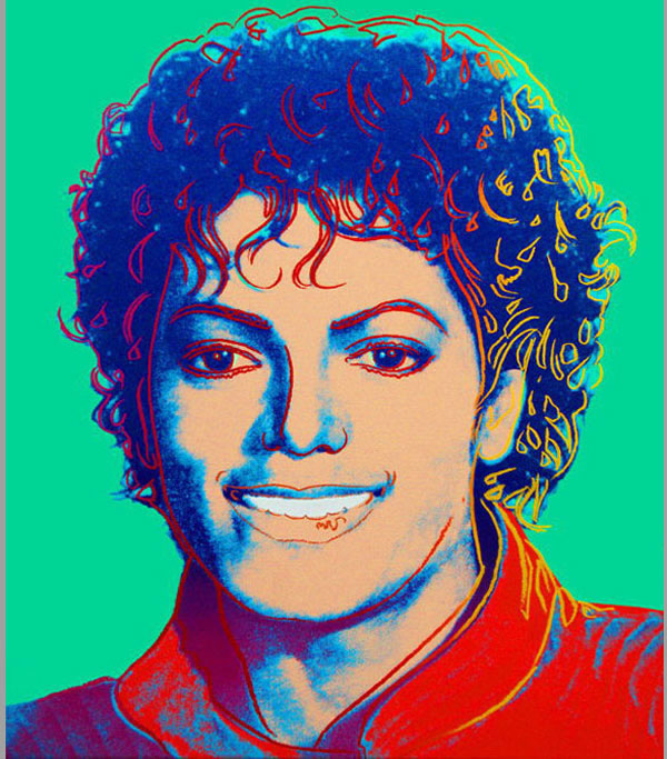 Andy Warhol - Portrait of Michael Jackson 02