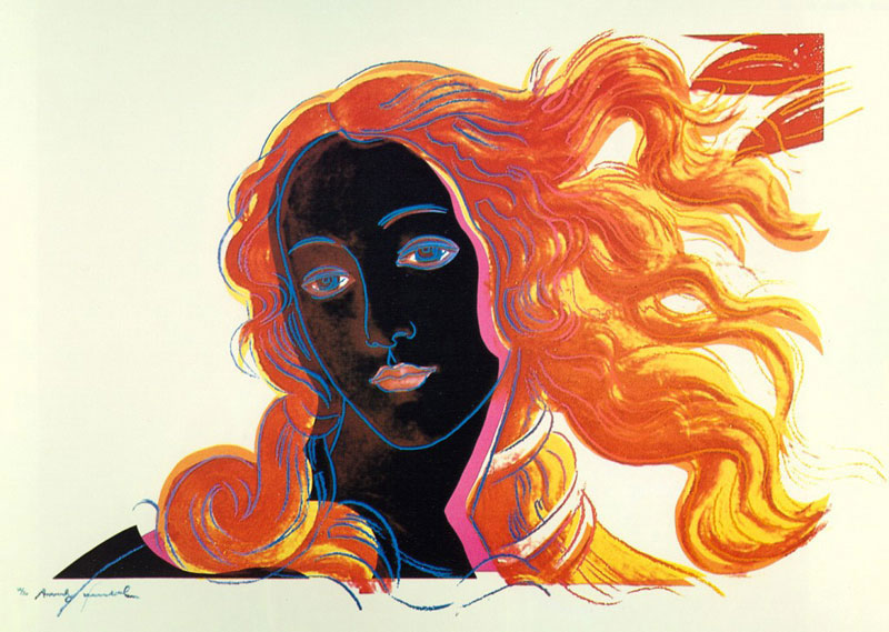 Andy Warhol - Sandro Botticelli birth of venus
