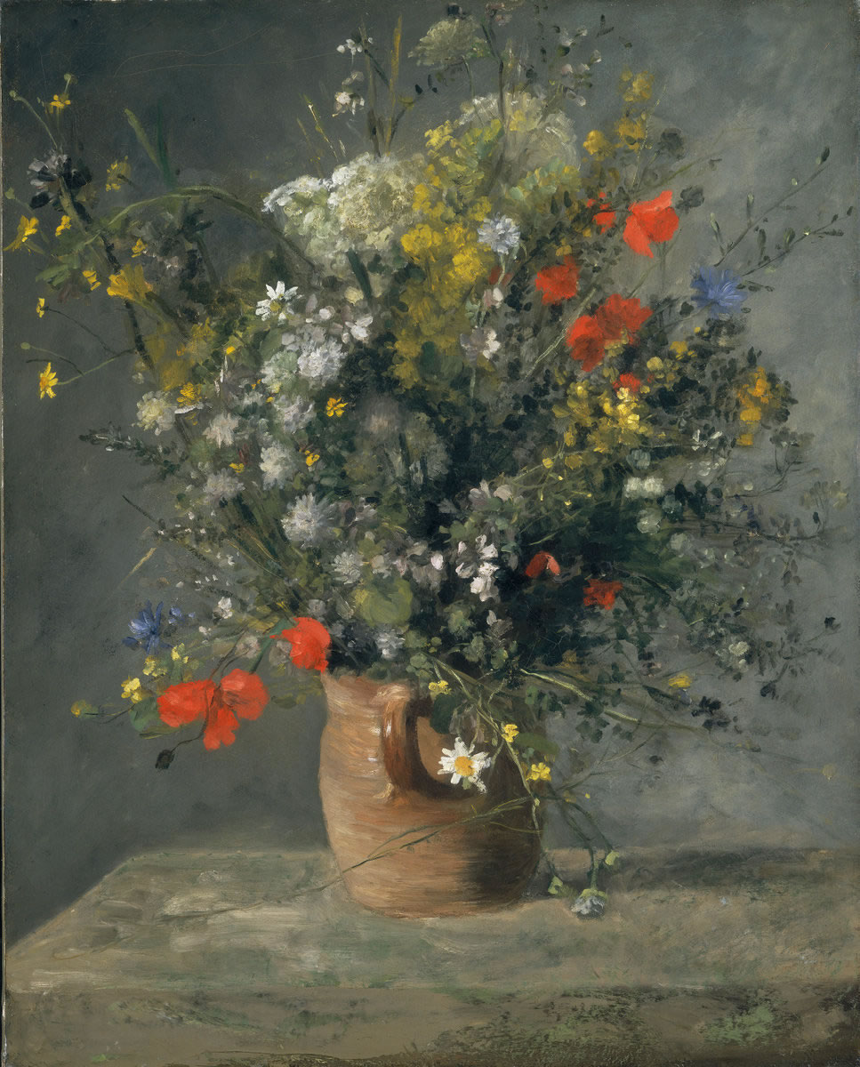 Auguste Renoir - Flowers in a vase