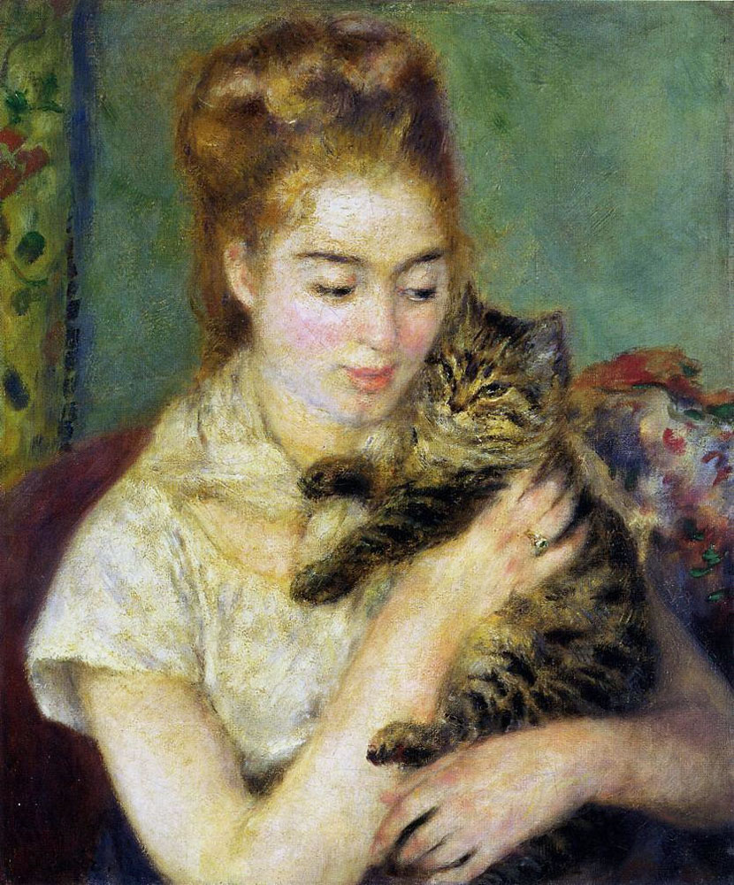 Auguste Renoir - Woman with a cat