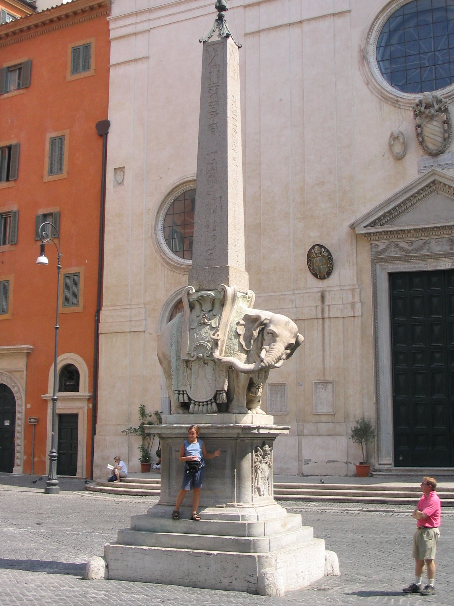 Bernini Gian Lorenzo - Obelisco della Minerva con elefante
