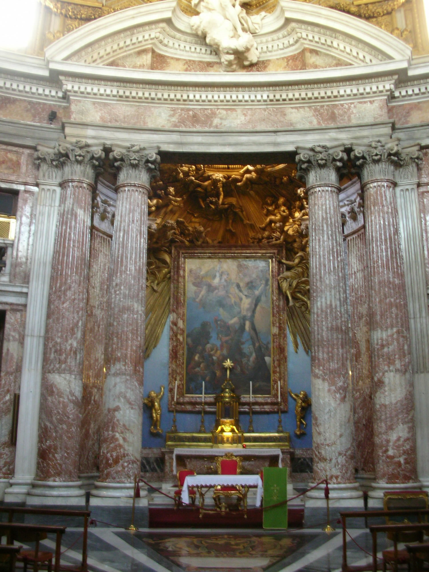 Bernini Gian Lorenzo - Altare maggiore di Sant Andrea al quirinale