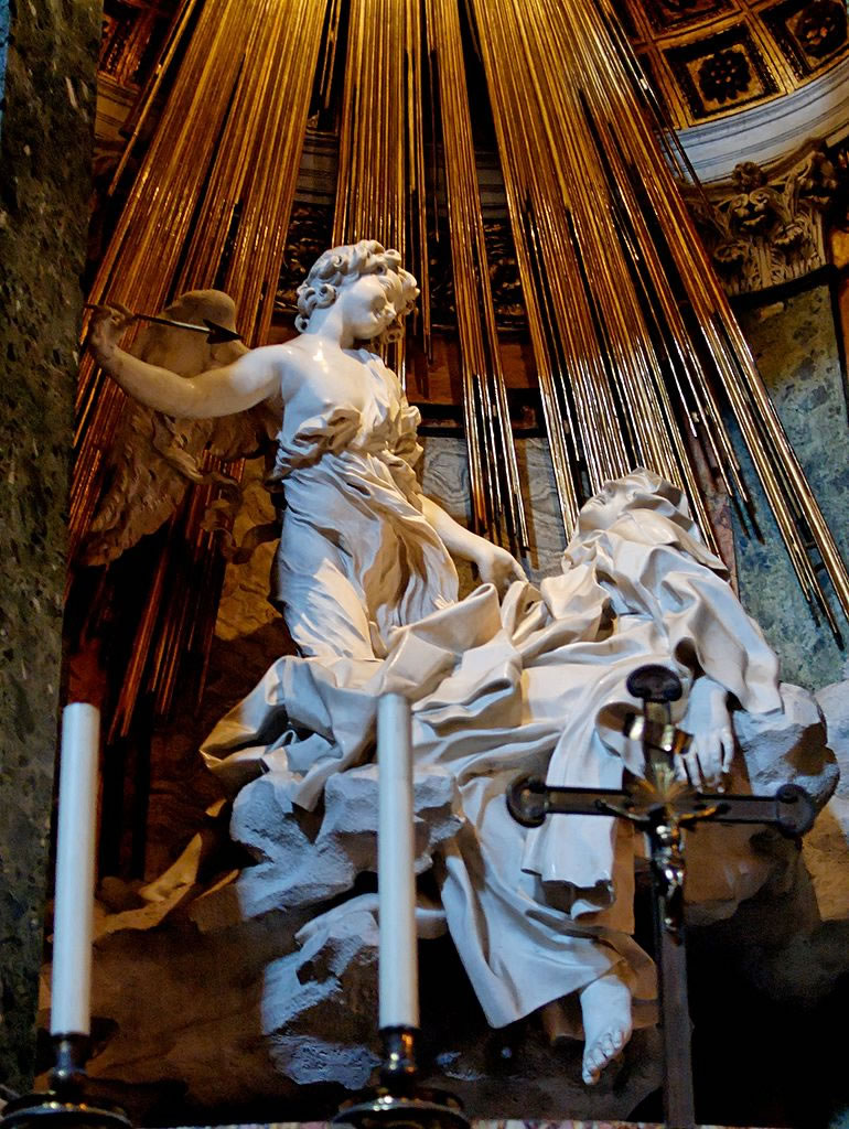 Bernini Gian Lorenzo - Transverberazione estasi di S Teresa