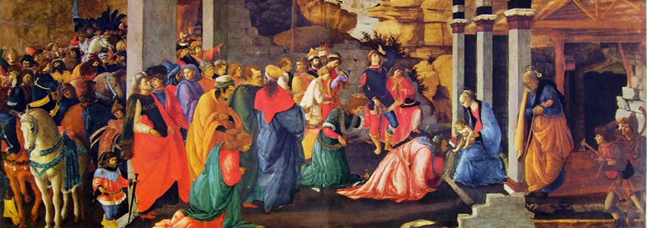 Botticelli Sandro - Adorazione dei magi 01