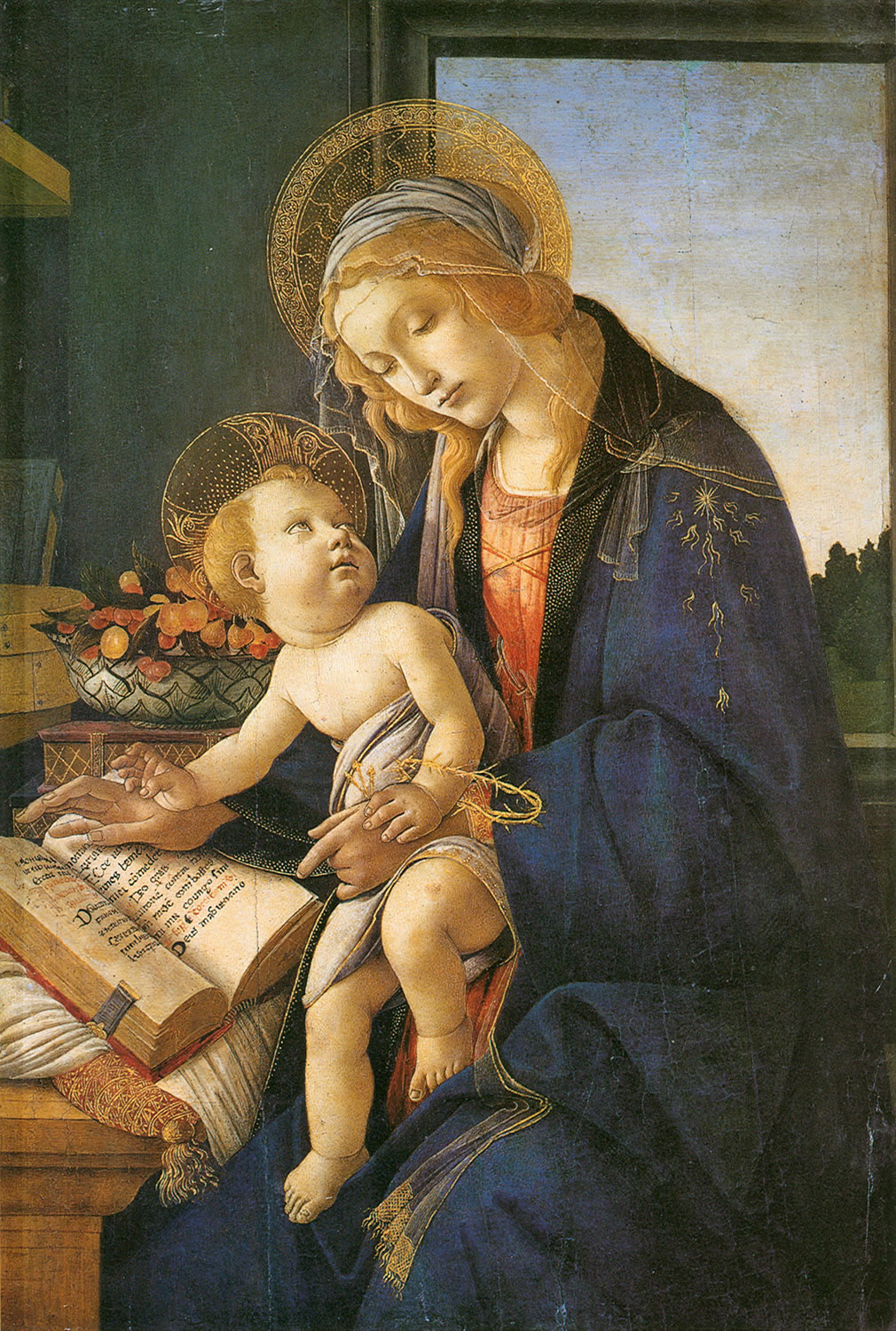 Botticelli Sandro - Madonna del libro