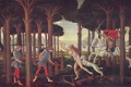 Botticelli Sandro - La serie di Nastagio degli Onesti 01