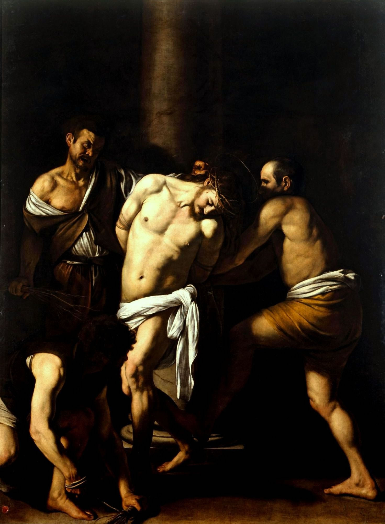 Caravaggio Michelangelo Merisi - La flagellazione di cristo
