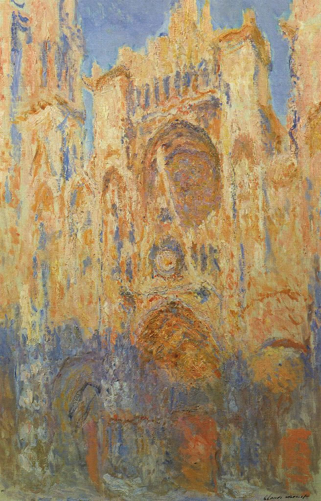 Claude Monet - La cattedrale di rouen in pieno sole