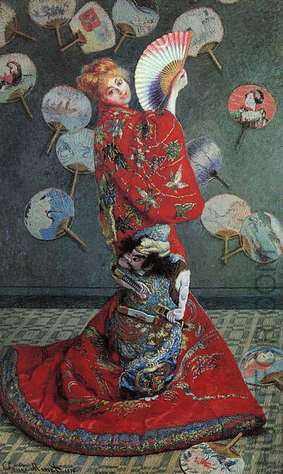 Claude Monet - Madame Monet in a japanese costume