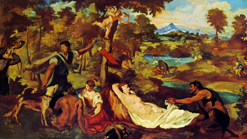Edouard Manet - Giove ed antiope