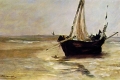 Edouard Manet - Il battello nero a berk