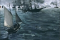 Edouard Manet - Battle of the kearsarge and the alabama