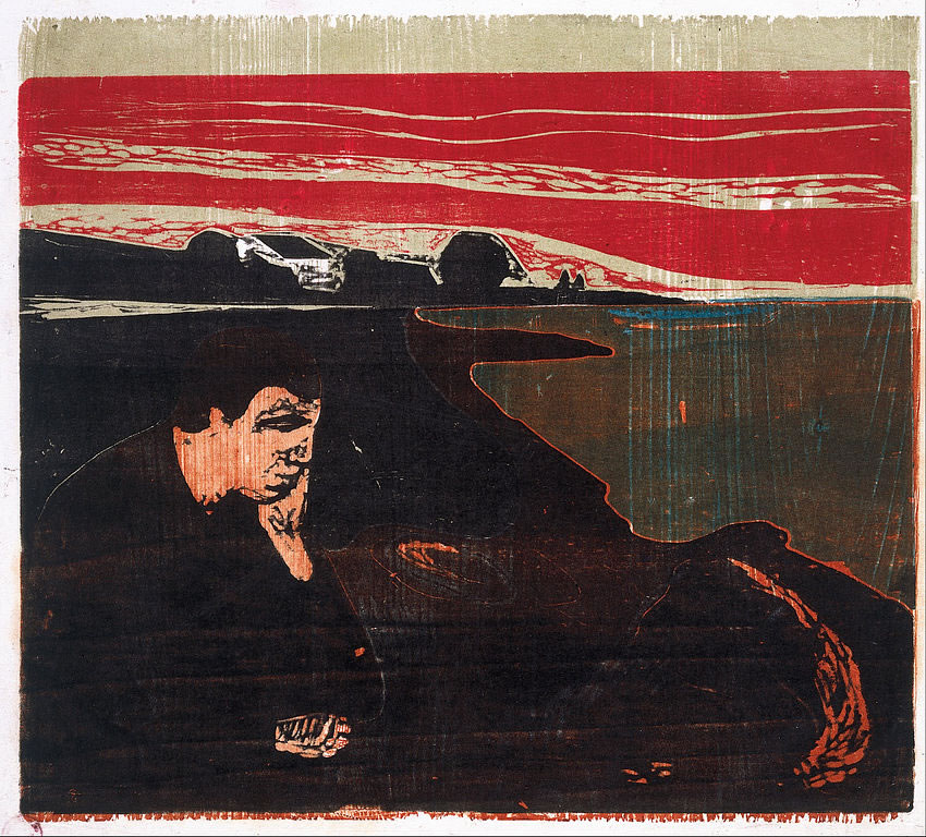 Edvard Munch - Eevening melancholy I