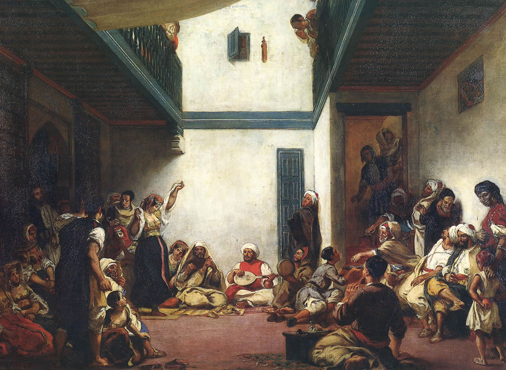 Eugene Delacroix - Jewish wedding in morocco