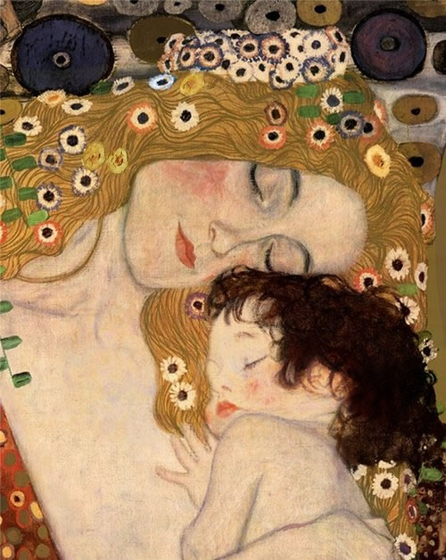 Gustav Klimt - Mother and child