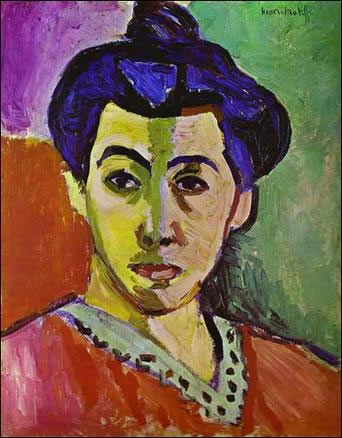 Hhenri Matisse - Portrait of madame matisse