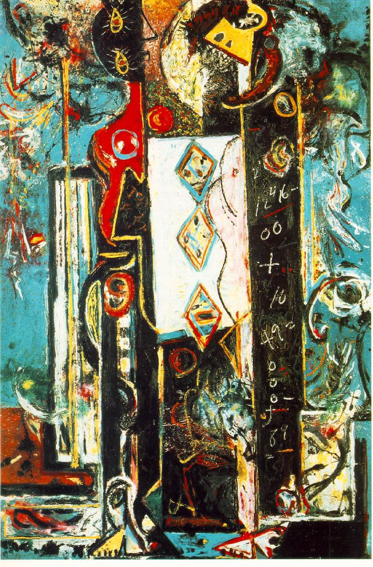 Jackson Pollock - Male and female