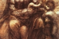 Leonardo Da Vinci - La vergine con bambino sant'Anna e Giovanni Battista