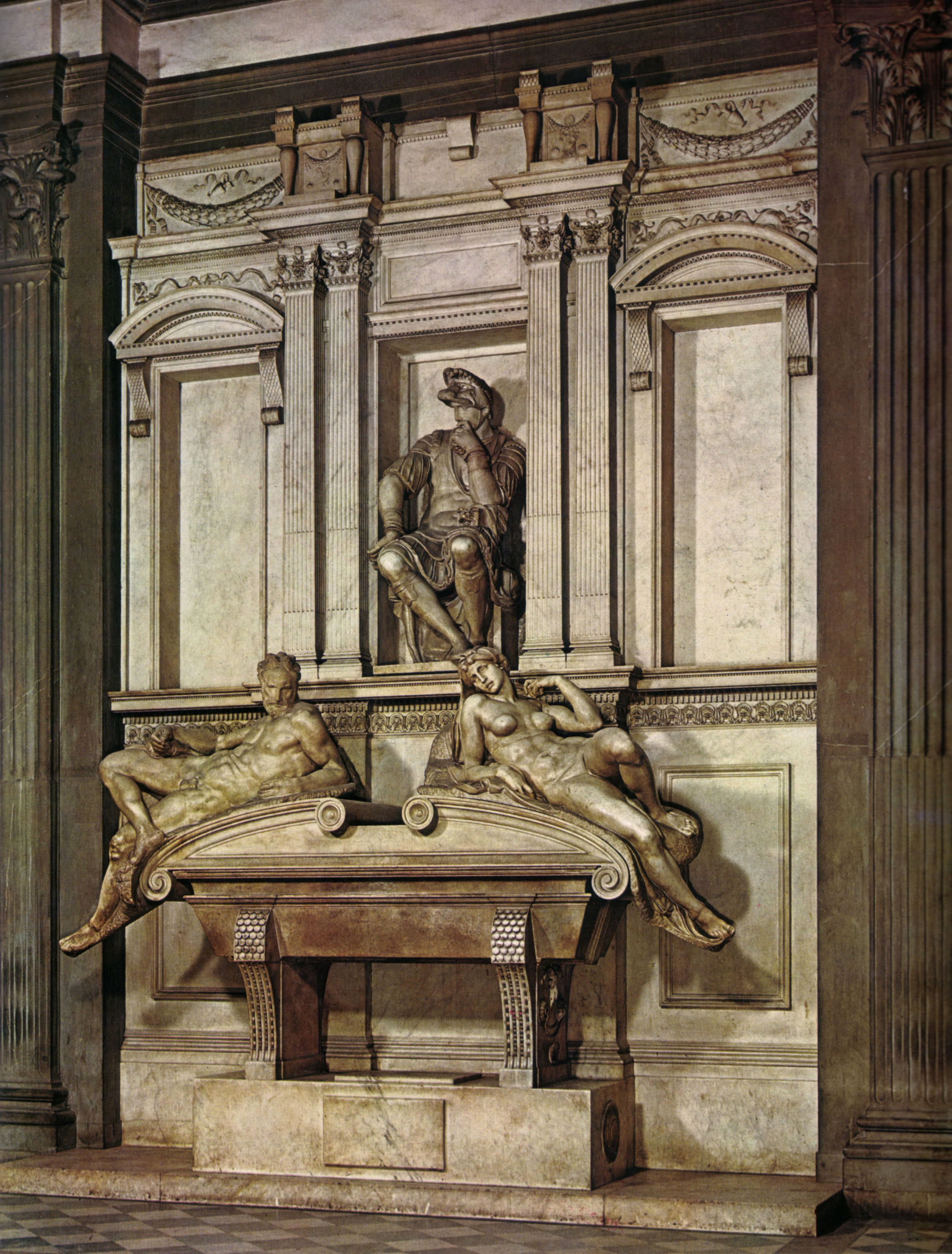 Michelangelo Buonarroti - Tomba di Lorenzo duca d'Urbino