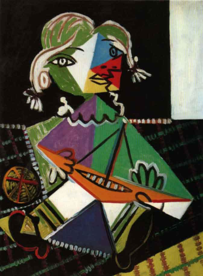Pablo Picasso - Fille au bateau