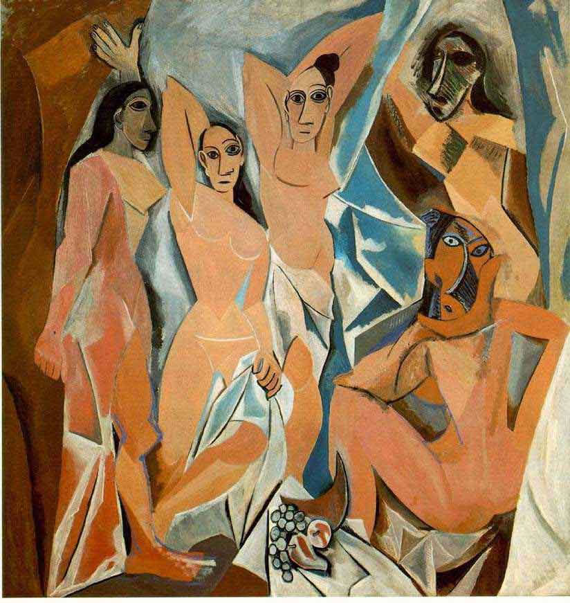 Pablo Picasso - Les demoiselles d'avignon