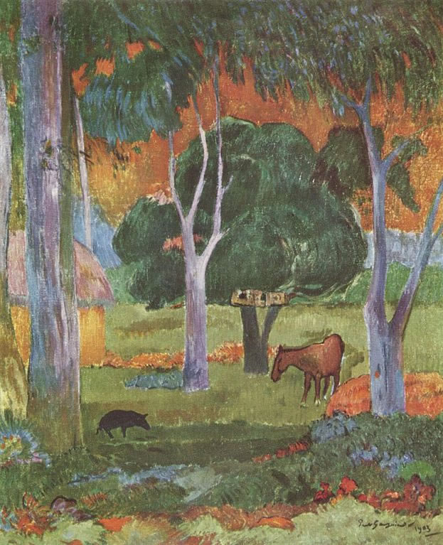 Paul Gauguin - Landscape on la dominique