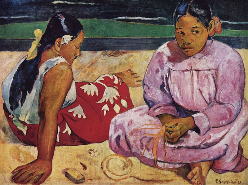 Paul Gauguin - Tahitian women on the beach