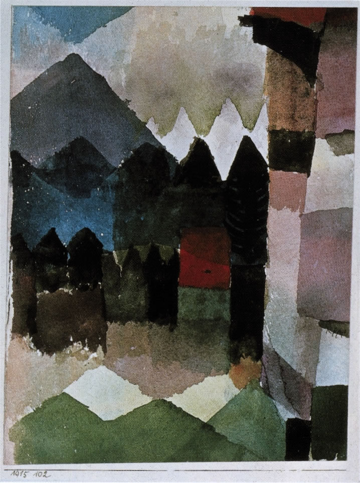 Paul Klee - Fohn im marc schen garten