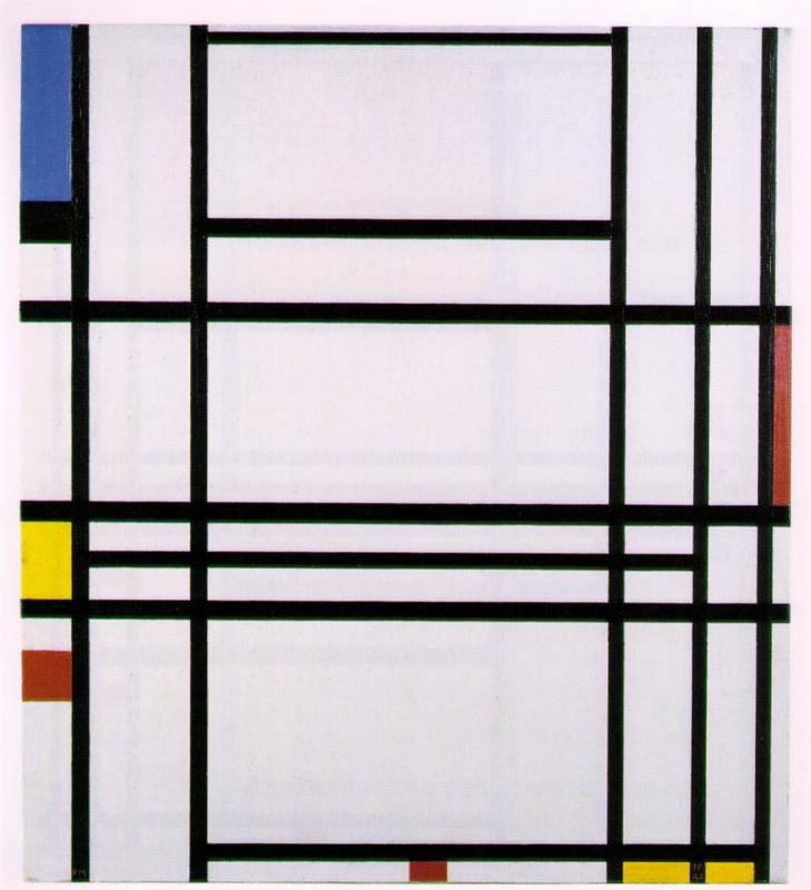 Piet Mondrian - Composition 10