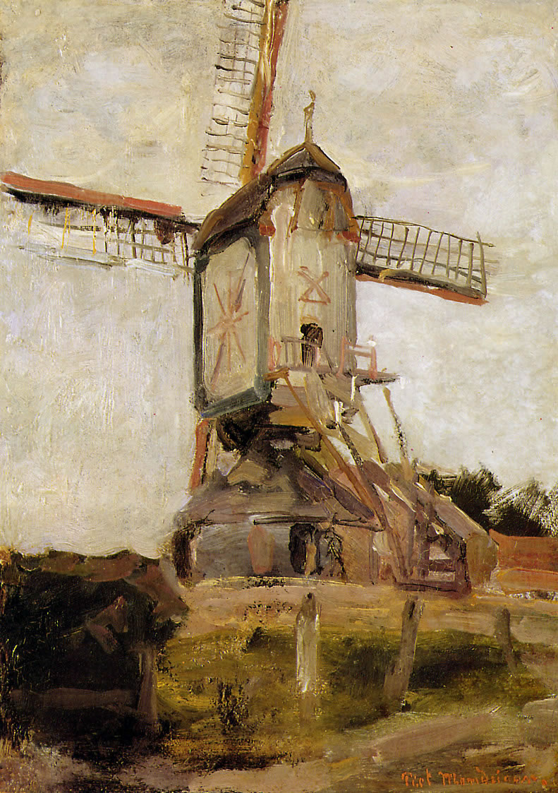 Piet Mondrian - Mill of heeswijk sun