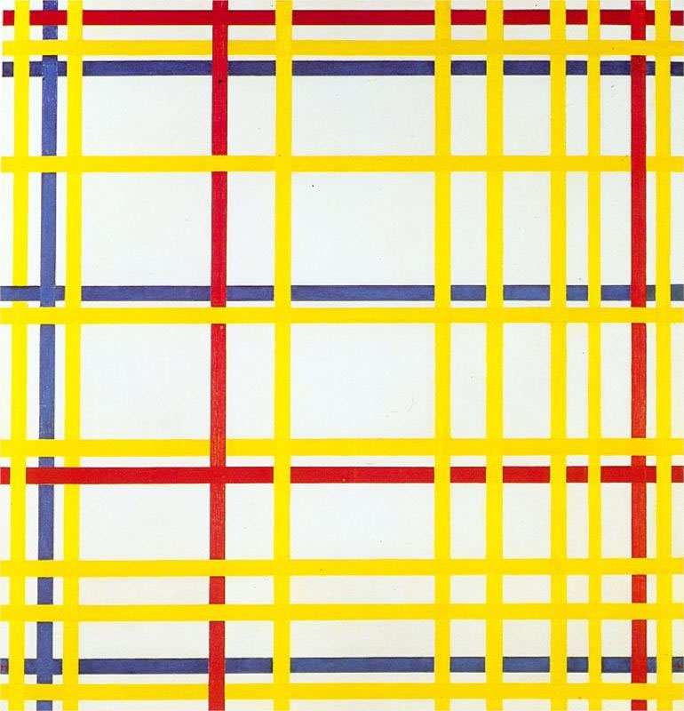 Piet Mondrian - New york city I