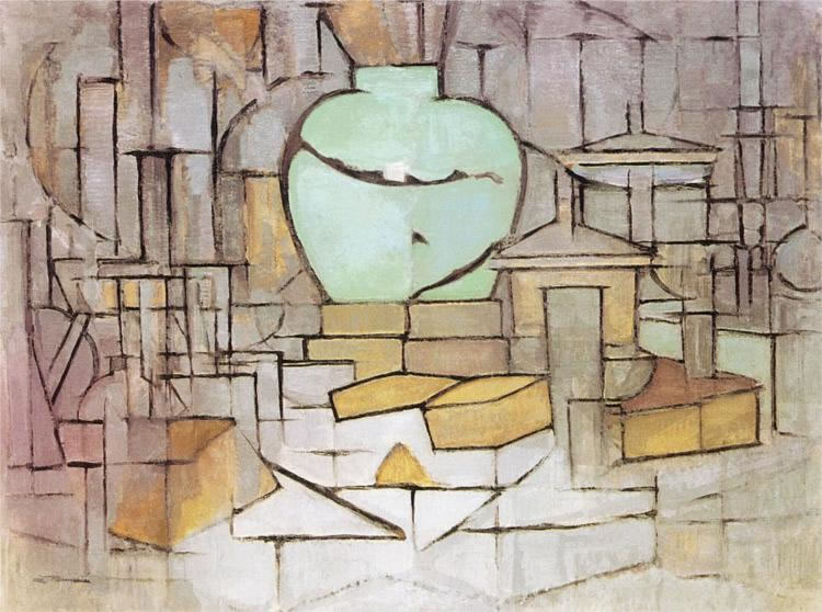 Piet Mondrian - Still life with gingerpot 2