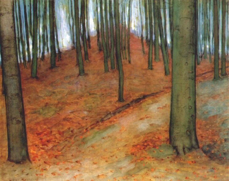 Piet Mondrian - Wood with beech trees