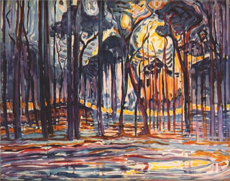 Piet Mondrian - Woods near oele
