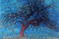 Piet Mondrian - Avond evening the red tree