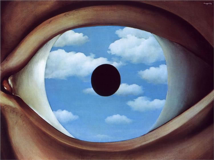 Renè Magritte - The false mirror
