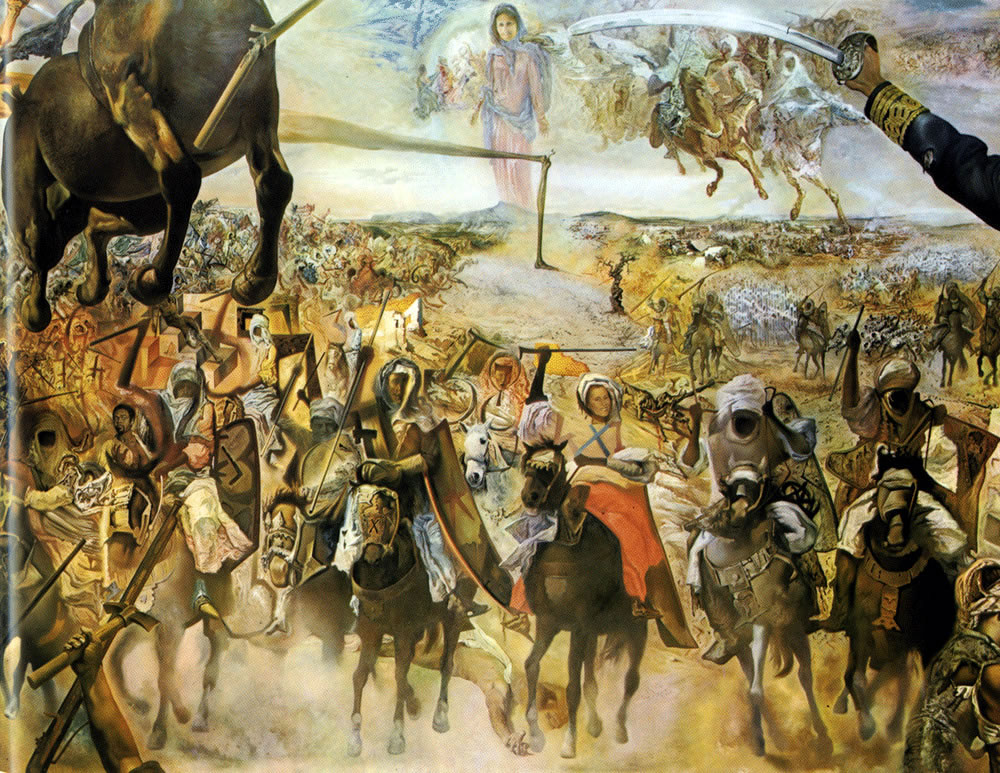 Salvador Dalì - The battle of tetuan