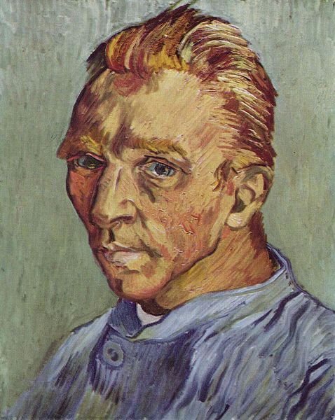 Vincent Van Gogh - Autoritratto_senza_barba